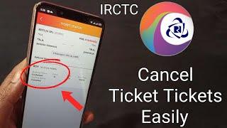 How To Cancel Ticket in IRCTC 2021  IRCTC Mobile App Ticket Cancellation