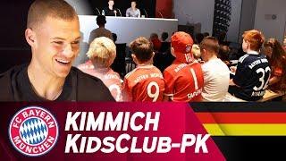 Joshua Kimmich beantwortet Kinderfragen   FC Bayern KidsClub