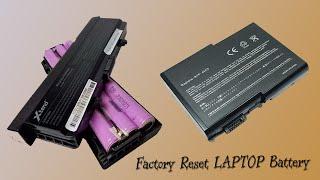 Laptop Battery Factory Reset at Home  How to Repair Laptop Battery  Not Working Laptop Battery