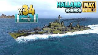 Destroyer Halland 94 knots torpedo terror - World of Warships