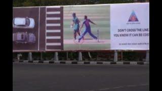 Jasprit Bumrah hits out at Jaipur Police for dont cross the line billboard