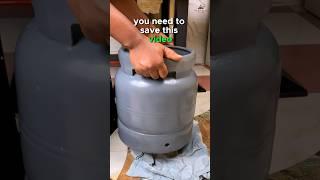 Do this so you don’t run out of gas when cooking. effective and safe