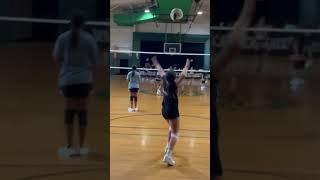 Trying to jump serve