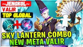 Sky Lantern Combo New Meta Valir  Top Global Valir  JENGK0L - Mobile Legends Emblem And Build