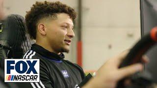 Patrick Mahomes takes on Clint Bowyer Kyle Busch in iRacing  NASCAR ON FOX