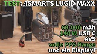 Stärkste Powerbank 2024 ? 4smarts Lucid Maxx 60000mAh mit 140W im Test