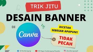 SIMPLE  BIKIN DESAIN BANNER DI CANVA. SIAPAPUN BISA. #TIDAK PECAH