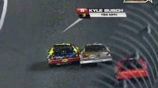 2007 Nextel All-Star - Kurt Busch and Kyle Busch wreck