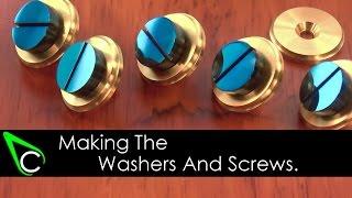 Clockmaking - How To Make A Clock In The Home Machine Shop - Part 3 - Making The Washers And Screws