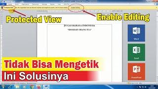 Cara Mengatasi Microsoft Word Tidak Bisa Mengetik