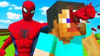 Torturing Minecraft Steve as Spiderman... Bonelab Mods