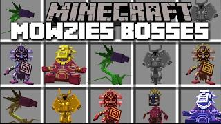 Minecraft MOWZIES BOSS MOD  DEFEND YOUR TRIBE AGAINST THE MOBS BOSSES Minecraft