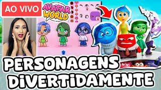 CRIANDO PERSONAGENS  DO DIVERTIDA MENTE NO PAZU AVATAR WORLD  MARY GAMES AO VIVO  LIVE