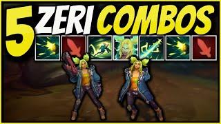 New 5 Basic Zeri COMBOS That You Can Easy Learn & Master  League of Legends Zeri Combo Guide
