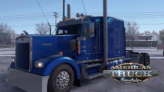 The Beast  Kenworth W900 Highway Killer American Truck Simulator Gameplay Winter Mods