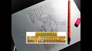 How to Draw PUBG Character in 10 MIn  STEP by STEP Tutorial  PUBG Sketch HD