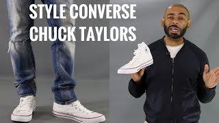 How To Wear White Converse Chuck TaylorsHow To Style White Converse Chuck Taylors