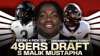 49ers instant reaction Why SF picked Malik Mustapha with the Trey Lance selection