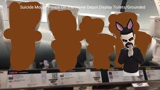 Suicide Mouse Poops On The Home Depot Display ToiletsGrounded Ft. Chic The Slacker