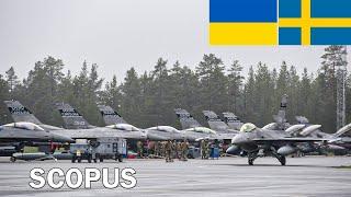 Sweden deploys 30 F-16s to Ukraine as Kyiv fights off Russian invasion