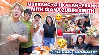 MUKBANG + CHIKAHAN + PRANK WITH DIANA ZUBIRI SMITH AVISALA MAHAL NA SANGGRE  BEKS BATTALION