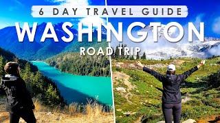 WASHINGTON STATE 6 DAY ROAD TRIP ITINERARY  BEST THINGS to DO EAT & SEE  Travel Guide