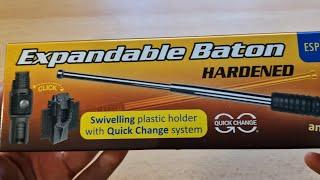 Expandable Baton Hardened ESP 21  - quick change system - Unboxing