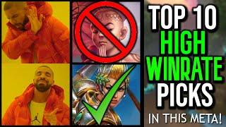 10 High Winrate Picks NOBODY Is Banning Right Now - SMITE