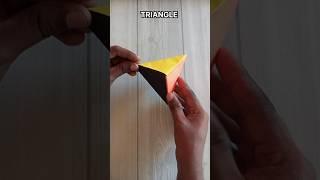 TRIANGLE ORIGAMI TUTORIAL STEP BY STEP TRIANGLE CRAFT FOLDING ART WORK