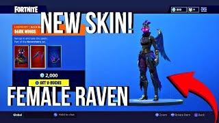 *NEW* RAVAGE SKIN Female Raven - Fortnite Battle Royale Daily Update 26-8-18