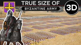 True Size of a Byzantine Army c. 900 AD 3D DOCUMENTARY