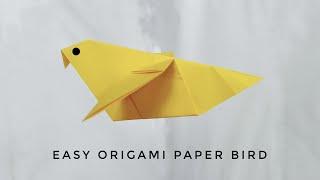 origami bird  Simple Origami Paper Bird