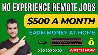 No Experience Remote Jobs You Can Do At Home - Earn Money Online 2024