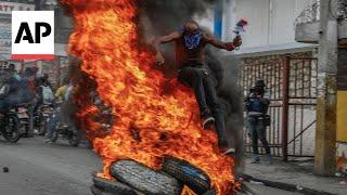 Protesters in Haiti demand resignation of Prime Minister Ariel Henry