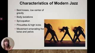 Jazz & Musical Theatre Dance  A Brief History