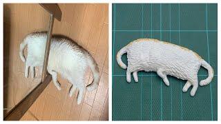 Japanese Artist Turns Hilarious Animal Moments Into Sculptures