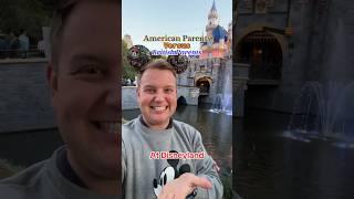 American Parents Versus British Parents At Disneyland