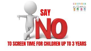 Say No to Screen Time for Children up to 3 years I Dr. Puja Kapoor