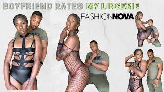 Boyfriend Rates My SEXY  Fashion Nova Lingerie #fashionnova #boyfriendrates #lingerietryon
