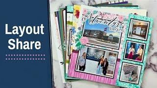 Scrapbook Layout Ideas to Try  My First Layouts Using Stampin Up Supplies