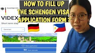 HOW TO FILL UP THE SCHENGEN VISA APPLICATION FORM IN GERMANY for Visit and Tourist Visa HanKay