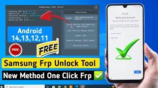 Samsung New Frp Unlock ALL CPU Support  Samsung New Frp Tool 2024