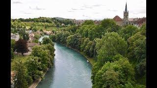 Swimming in the Aare River in Bern Switzerland