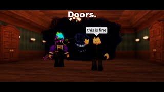 Beating DOORS with my NEWBIE friend