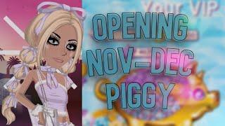 Opening Nov + Dec Piggy