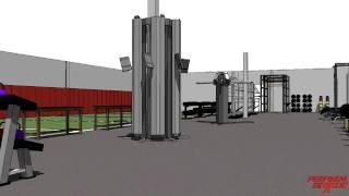 Mike Boyle Strength & Conditioning 3D Facility Layout by Perform Better