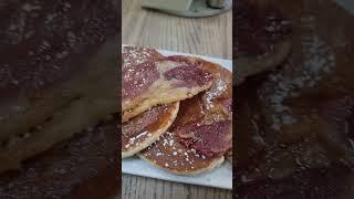 bacon and maple syrup pancakes