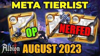 August 2023 META TIERLIST - Albion Online