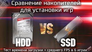 Сравнение  HDD и SSD для установки игр  Какой накопитель выбрать под игры