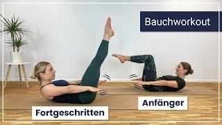 Bauch Workout für Anfänger und Fortgeschrittene ️ 8 Übungen für Zuhause